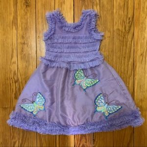 Lemon Loves Lime lavender butterfly Easter dress